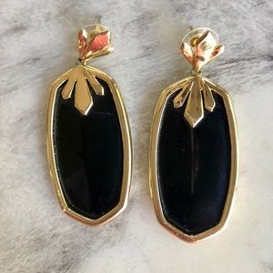 Kendra Scott Collection Earrings in Black Stone